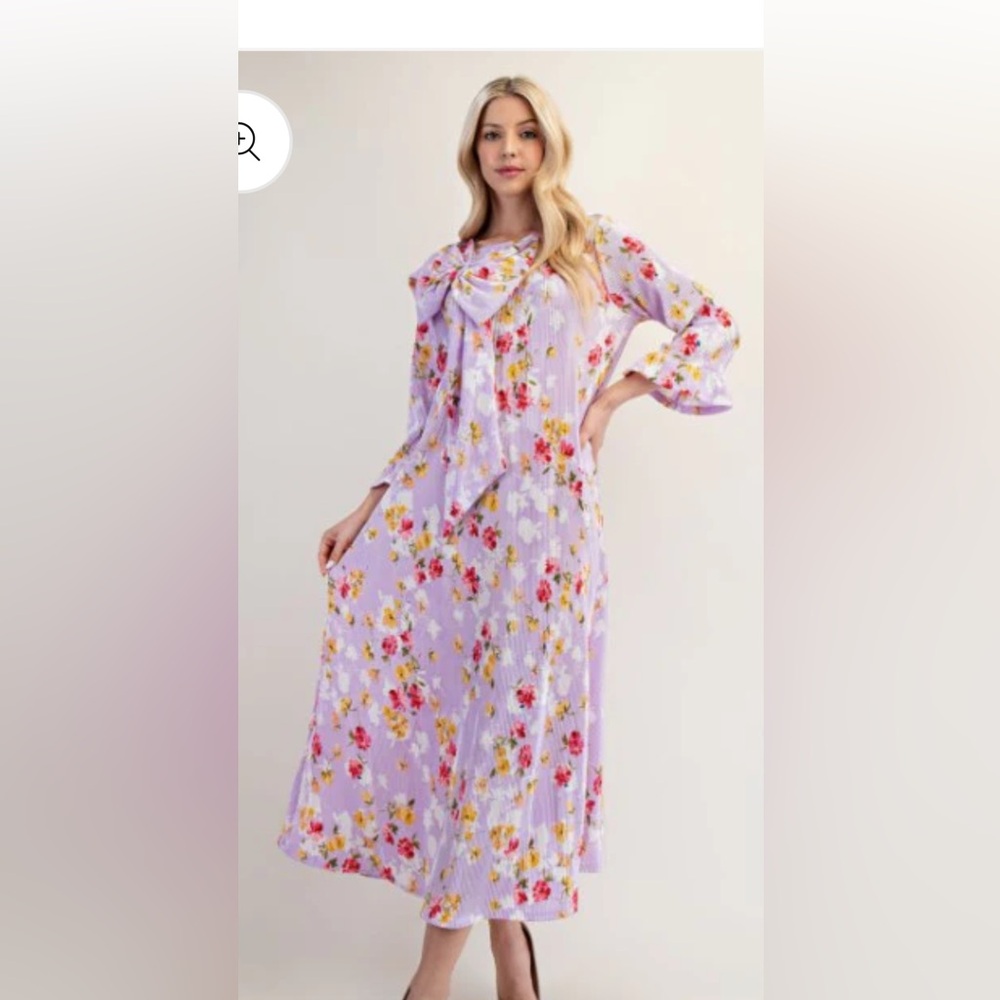 Floral Lavender Dress